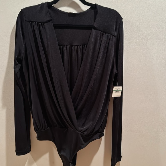 NWT Free People Intimately Turnt Bodysuit Black Large - Picture 3 of 7